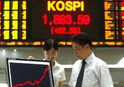 �վ�225ָ����������0.4%   ����KOSPIָ����������0.28%