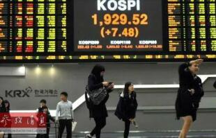 ����Kospiָ��12���յ�0.96%  �����ɵ�2.5%